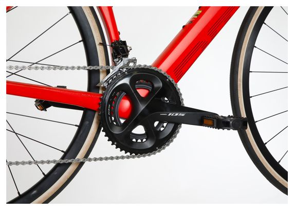 Prodotto ricondizionato - Bicicletta elettrica da strada BMC Roadmachine AMP Three Shimano 105 11V 350 Wh 700 mm Red 2023