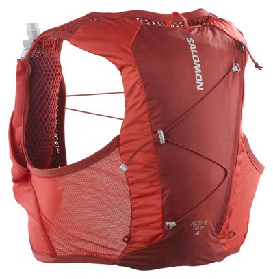 Salomon Active Skin 4 Unisex Hydration Bag Rosso