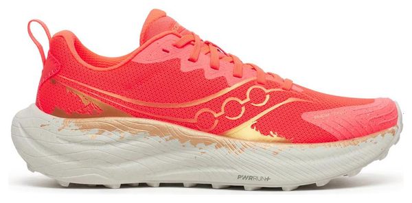 Saucony Ride TR3 Women's Trail Running Shoes in Red/Gold
