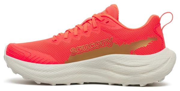Saucony Ride TR3 Women's Trail Running Shoes in Red/Gold
