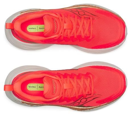 Saucony Ride TR3 Women's Trail Running Shoes in Red/Gold