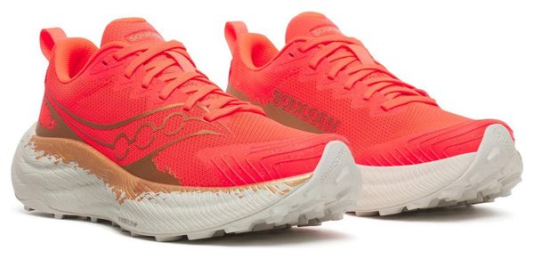 Saucony Ride TR3 Women's Trail Running Shoes in Red/Gold