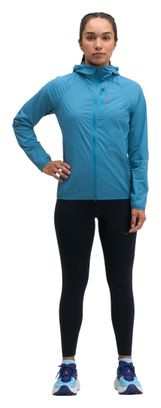 Giacca antivento Hoka SkyFlow blu da donna
