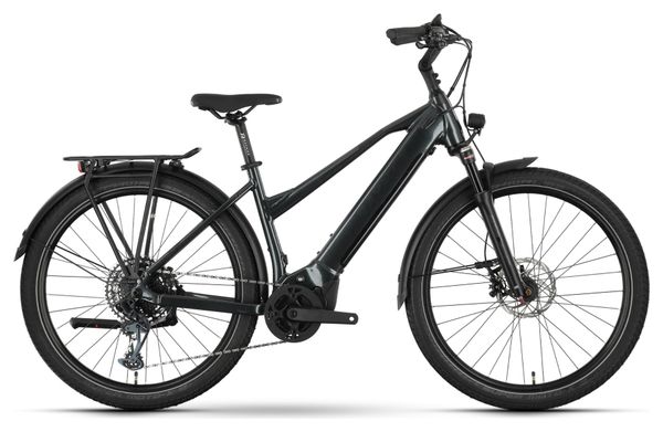schönes e bike damen 28 Zoll E-Bike LS City Fahrrad MOTIVE TF 1.7 Trekking BOSCH ACTIVE PLUS LINE 400 Wh 7 GANG SHIMANO NEXUS gestalten Aktenaufbewahrung - brun treuhand Color:Satin Red