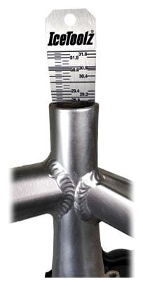 Herramienta de medición del diámetro del tubo del sillín Ice Toolz E326