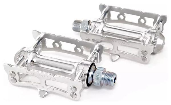 Pedales Sylvan Track Silver - Mks-021-sil9/16-box - Mks