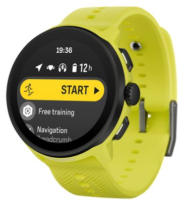 Orologio GPS Suunto Run Cinturino in silicone giallo lime