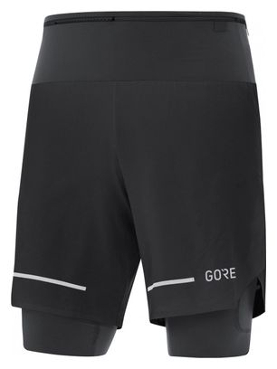 Pantalón Corto Gore Wear Ultimate 2 en 1 Negro