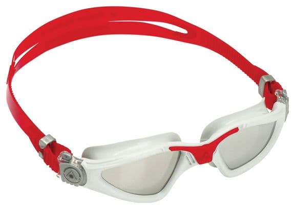 Schwimmbrille Aquasphere Kayenne Grey/Red - Silver Mirror Lenses