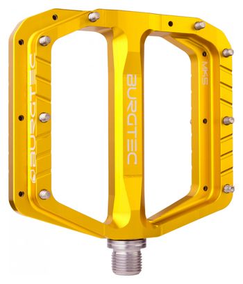 Burgtec MK5 Alloy Flat Pedals Gold