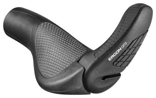 ERGON Grips with Bar End GP3 Black