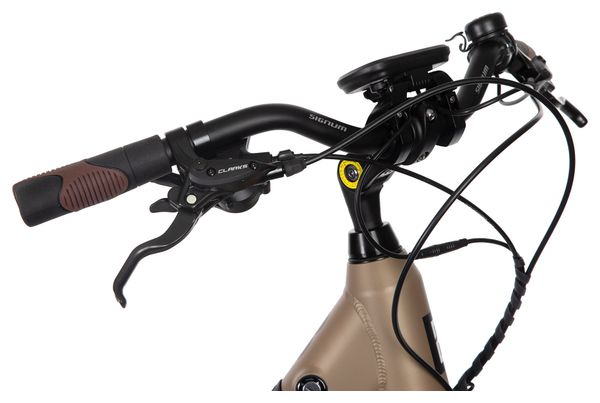 Gereviseerd product - Bicyklet Carmen Shimano Tourney/Altus 7V 504 Wh 700 mm Bruin Tan Elektrische Stadsfiets