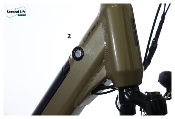 Wiederaufbereitetes Produkt - Elektrisches Citybike Bicyklet Carmen Shimano Tourney/Altus 7V 504 Wh 700 mm Braun Tan