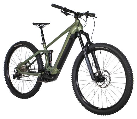 Exhibition Bike - Sunn Charger 630 Shimano Deore 12V 625Wh Green 2023 All-Suspension Electric Mountain Bike