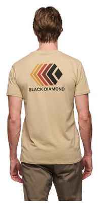 Black Diamond Faded Beige T-Shirt