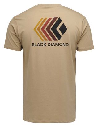 T-Shirt Black Diamond Faded Beige