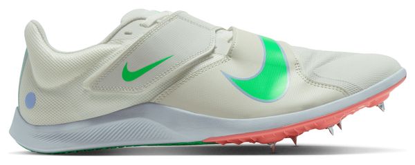 Nike Zoom Rival Jump Leichtathletikschuhe Weiß/Grün/Orange, Unisex