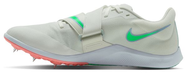 Nike Zoom Rival Jump Leichtathletikschuhe Weiß/Grün/Orange, Unisex
