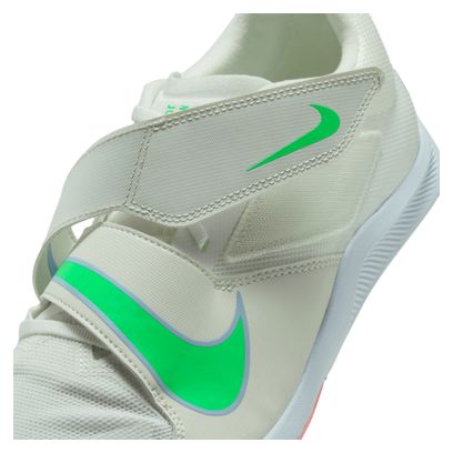 Nike Zoom Rival Jump Leichtathletikschuhe Weiß/Grün/Orange, Unisex