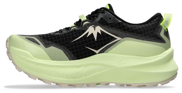 Asics Trabuco Max 3 Damesschoenen Zwart/Groen