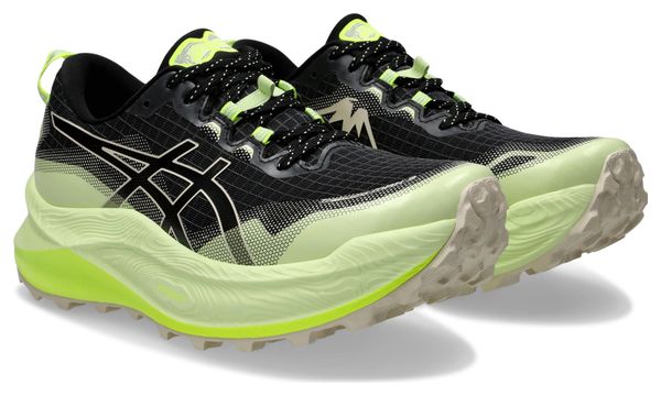 Asics Trabuco Max 3 Damesschoenen Zwart/Groen