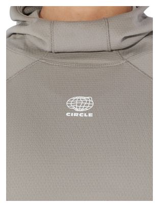 Women's Beige Circle Momentum Hoodie