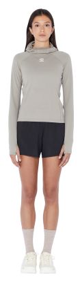 Women's Beige Circle Momentum Hoodie