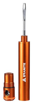 Tubeless Repair Kit + Schlagbolzen Co2 Granite Design Suture Aero Orange