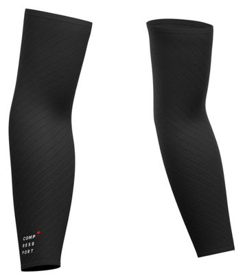 Compressport Under Control Black Arm Warmers