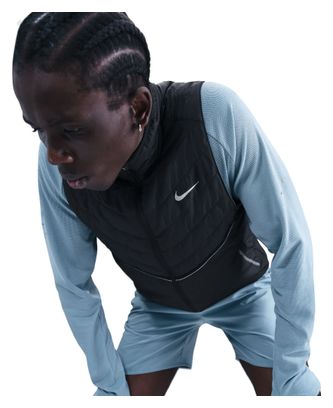 Nike Heren Zwart Mouwloos Thermisch Jasje