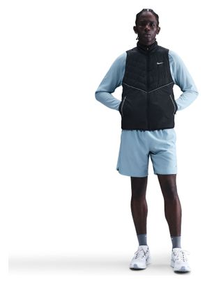 Nike Heren Zwart Mouwloos Thermisch Jasje