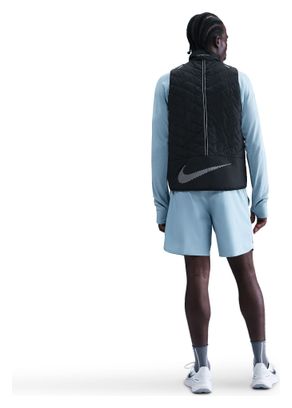 Nike Heren Zwart Mouwloos Thermisch Jasje