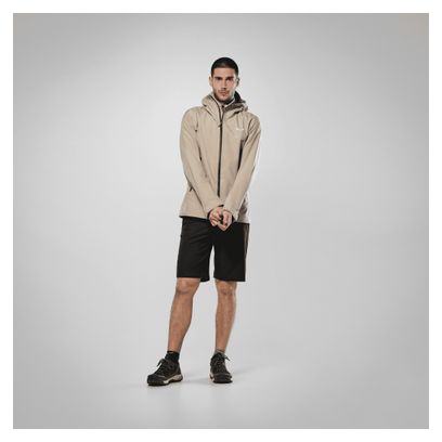 Chaqueta impermeable Salewa Puez Gore-Tex 3L Beige para hombre