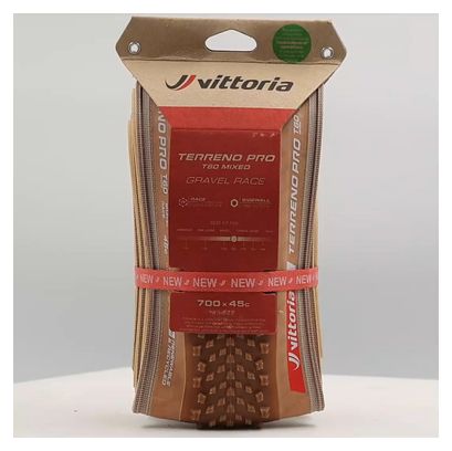 Vittoria Terreno Pro Mixed Gravel Race T60 Tubeless Ready Tire Brown/Beige