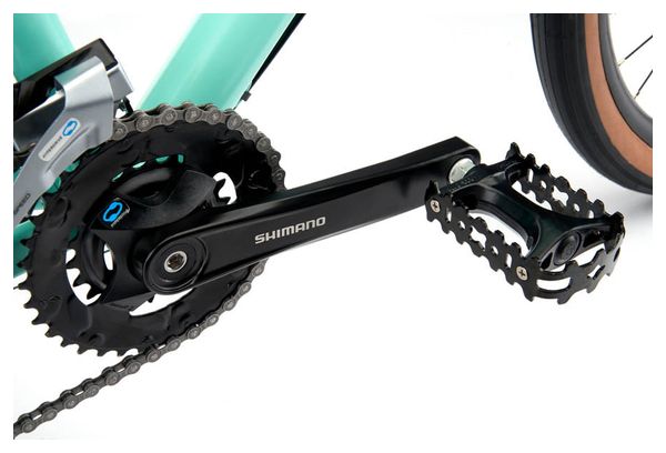 Kona Dew Bicicleta de Ciudad Fitness Shimano Altus 8V 650mm Menta