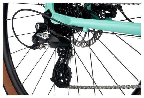 Kona Dew Bicicleta de Ciudad Fitness Shimano Altus 8V 650mm Menta