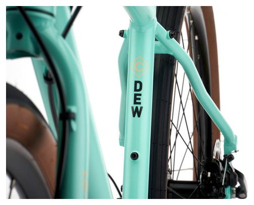 Kona Dew Bicicleta de Ciudad Fitness Shimano Altus 8V 650mm Menta