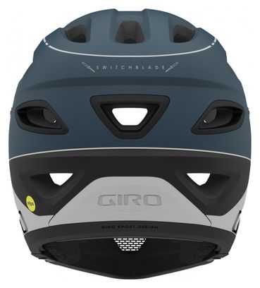 Casque avec Mentonnière Amovible Giro Switchblade Mips Bleu Mat