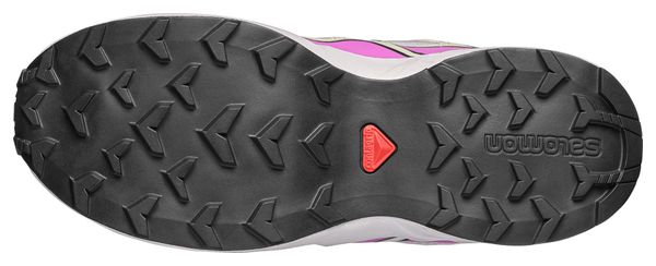 Zapatillas de trail Salomon Speedcross impermeables rosa/amarillas para niños