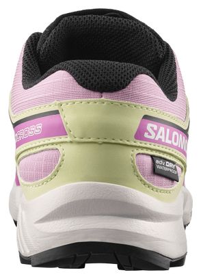 Zapatillas de trail Salomon Speedcross impermeables rosa/amarillas para niños