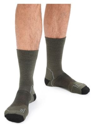 Chaussettes Mérinos Icebreaker Hike+ Vert/Noir