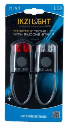 IKZI Set d'éclairage mini Strips led noir