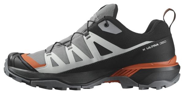 Zapatillas de senderismo Salomon X Ultra 360 GTX Gris Negro Rojo