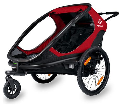 Remolque para niños Hamax Outback One Rojo Negro