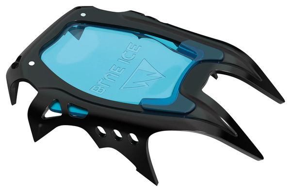 Partie Avant Acier Blue Ice des Crampons Harfang Alpine Noir