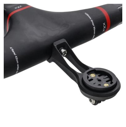Velkyne Fahrradcomputer-Halterung universal Garmin Bryton Cateye verstärkte Nylonfaser Schwarz
