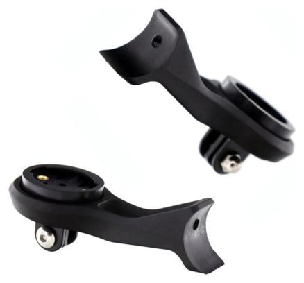 Velkyne Fahrradcomputer-Halterung universal Garmin Bryton Cateye verstärkte Nylonfaser Schwarz