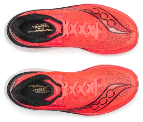 Saucony Endorphin Azura hardloopschoenen, rood/zwart, heren