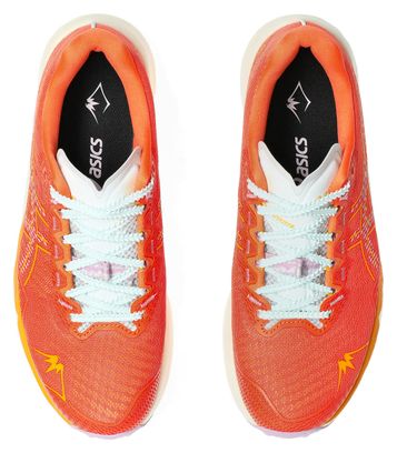 Chaussures Trail Asics FujiSpeed 3 Orange/Bleu Femme