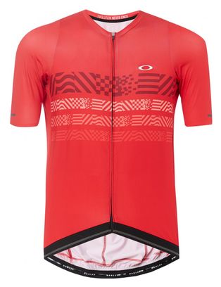 Oakley Endurance Jersey SS Rote Linie